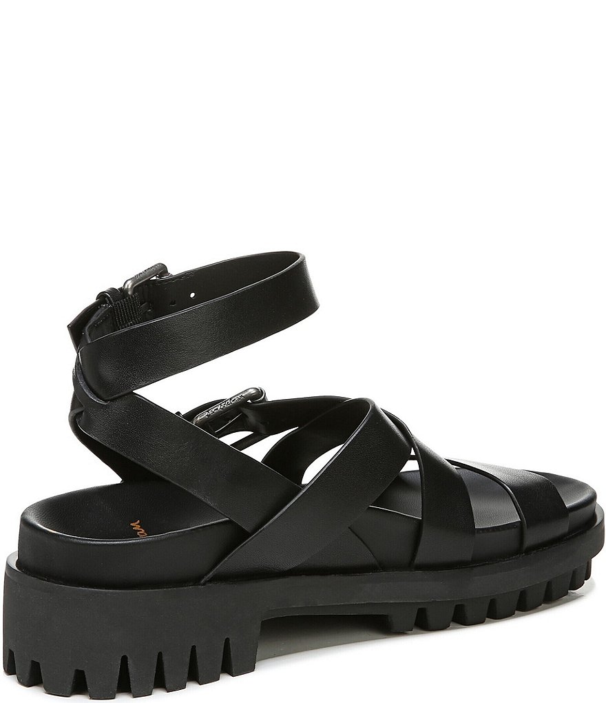 Sam Edelman Eleanora Leather Ankle Wrap Sandals