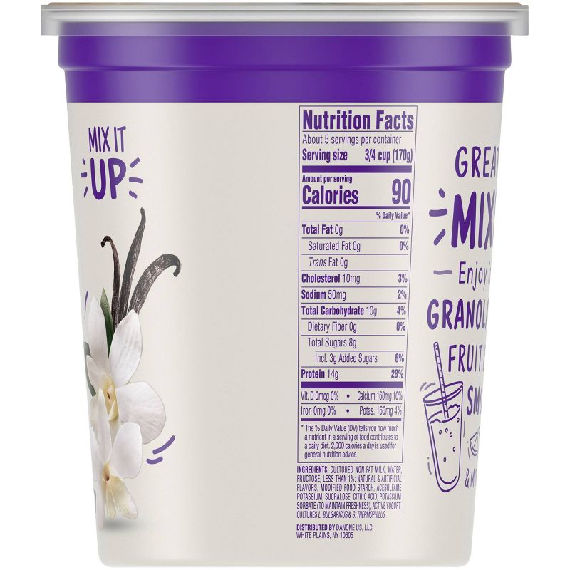 Dannon Light and Fit Original Vanilla Flavored Greek Yogurt - 32oz