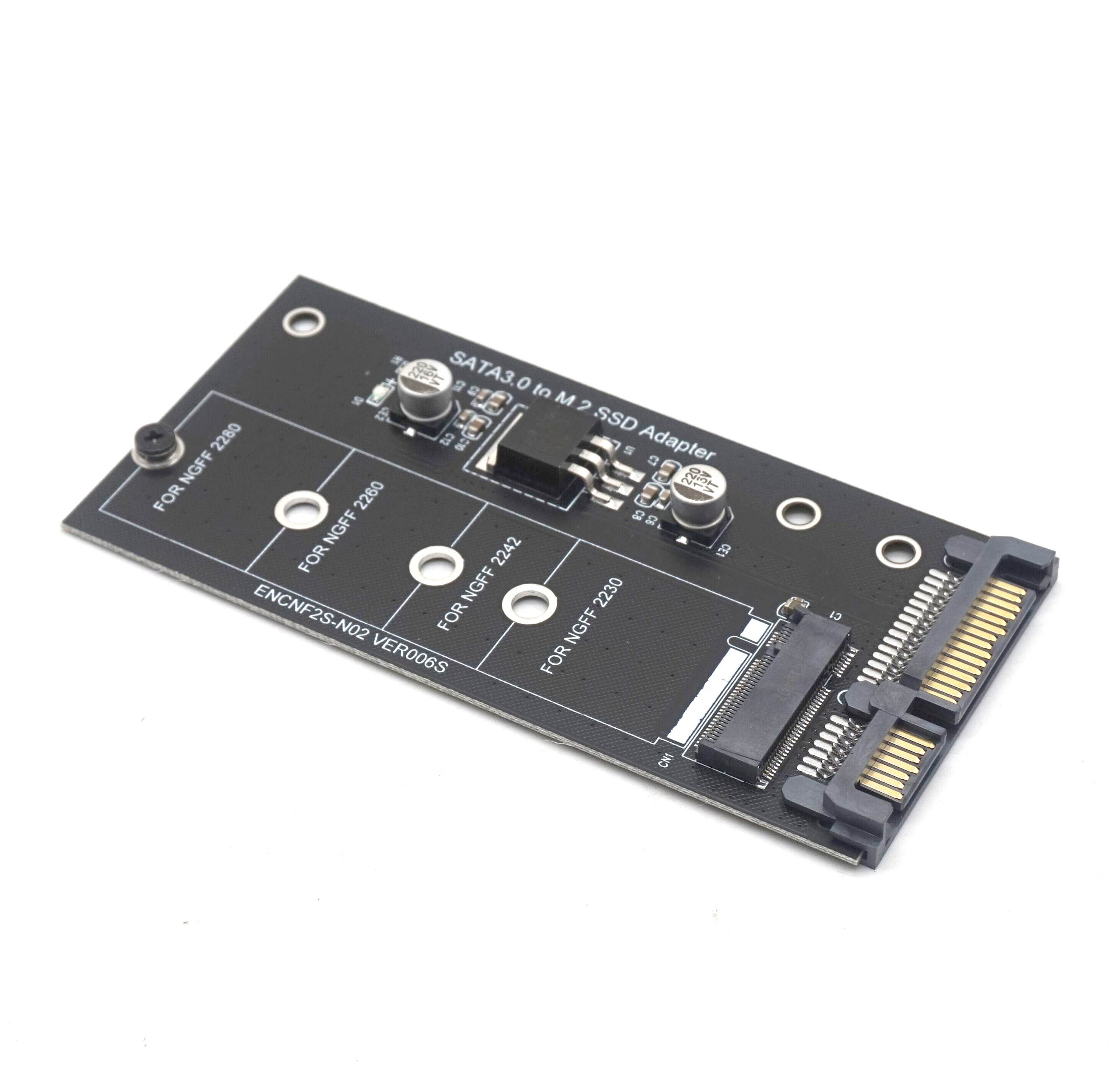 Weastlinks NGFF M.2 Adapter M2 SATA3 Raiser M.2 to SATA Adapter SSD M2 to SATA Expansion Card B Key Support 30/42/60/80mm