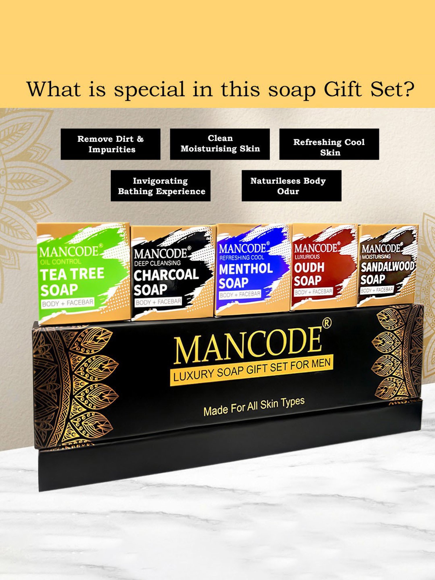 Mancode Luxury Soap Gift Set