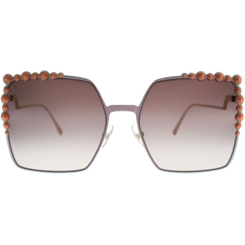 Fendi Can Eye FF 0259 35J Womens Square Sunglasses Pink 60mm