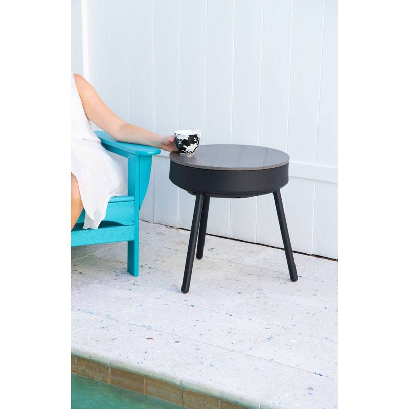 Indoor/Outdoor Smart Speaker Table - Gray - Lumic