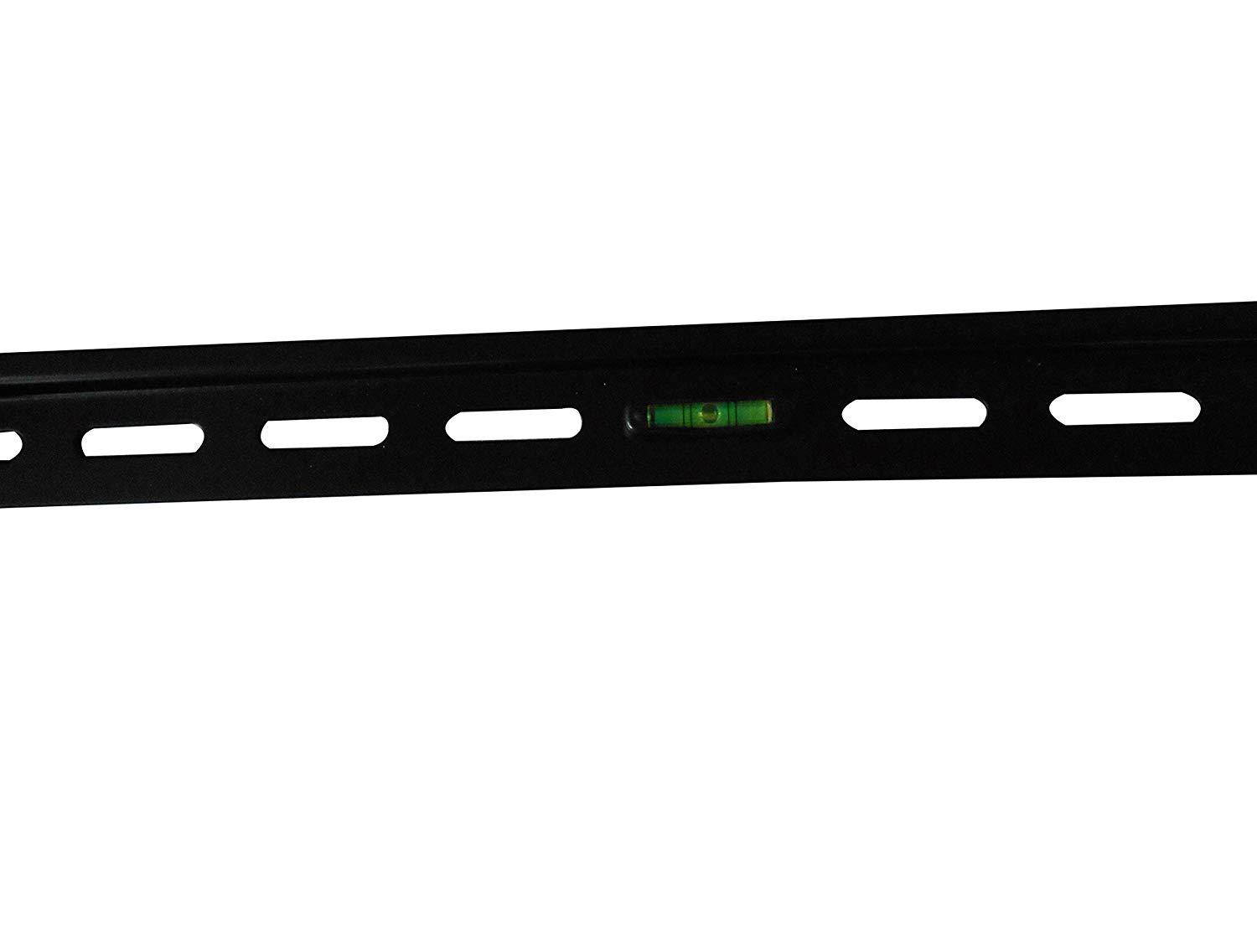 XtremPro TV Wall Mount Bracket Low-Profile Fixed Tilting &plusmn;10&deg; for Flat Screen 32"- 55" inch LCD, LED, 4K Plasma Flat Screen TVs Load Capacity 99 lbs - Black (41014)