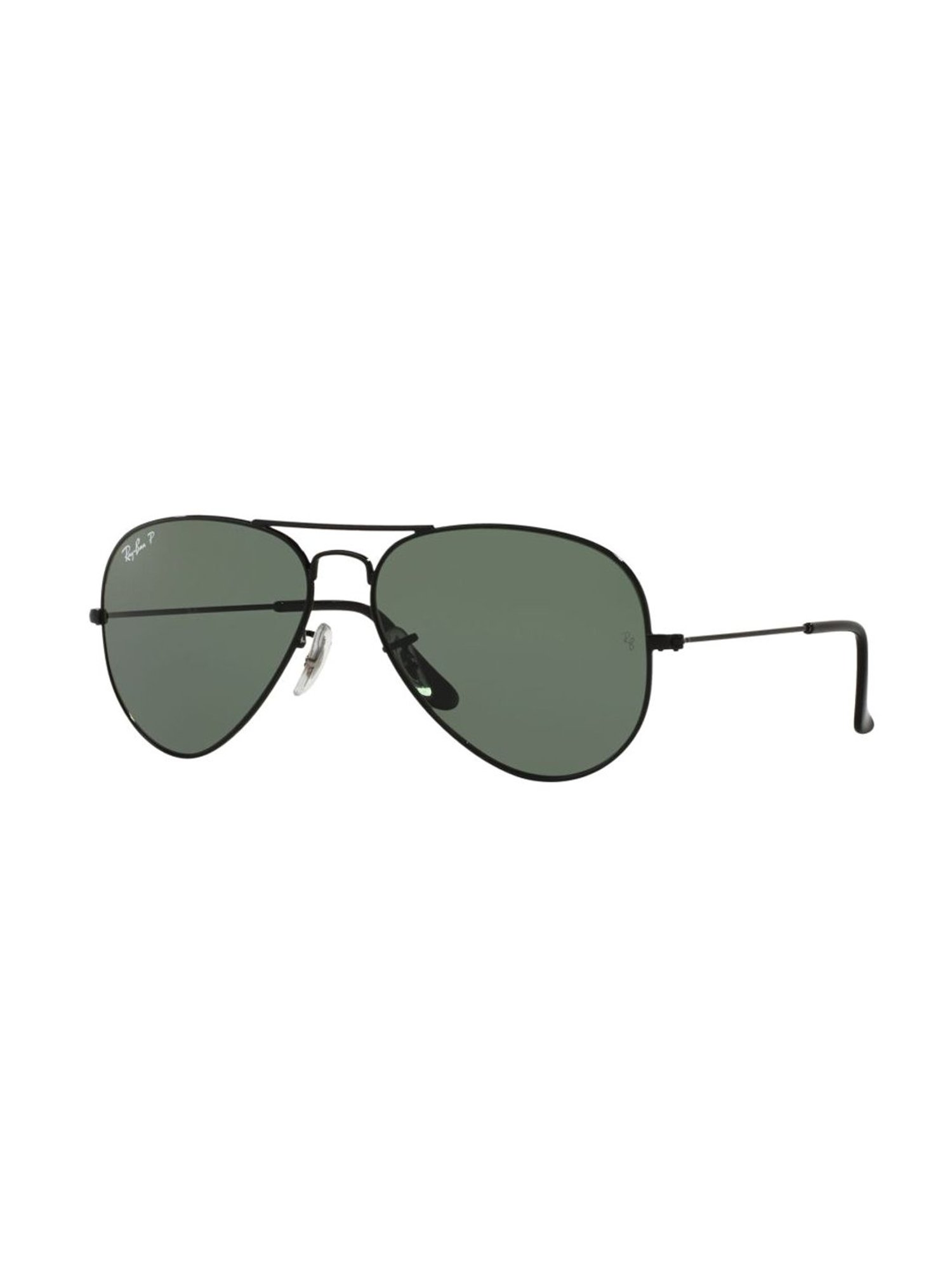 Ray-Ban Men Polarized Green Lens Pilot Sunglasses - 0RB3025I002/5858