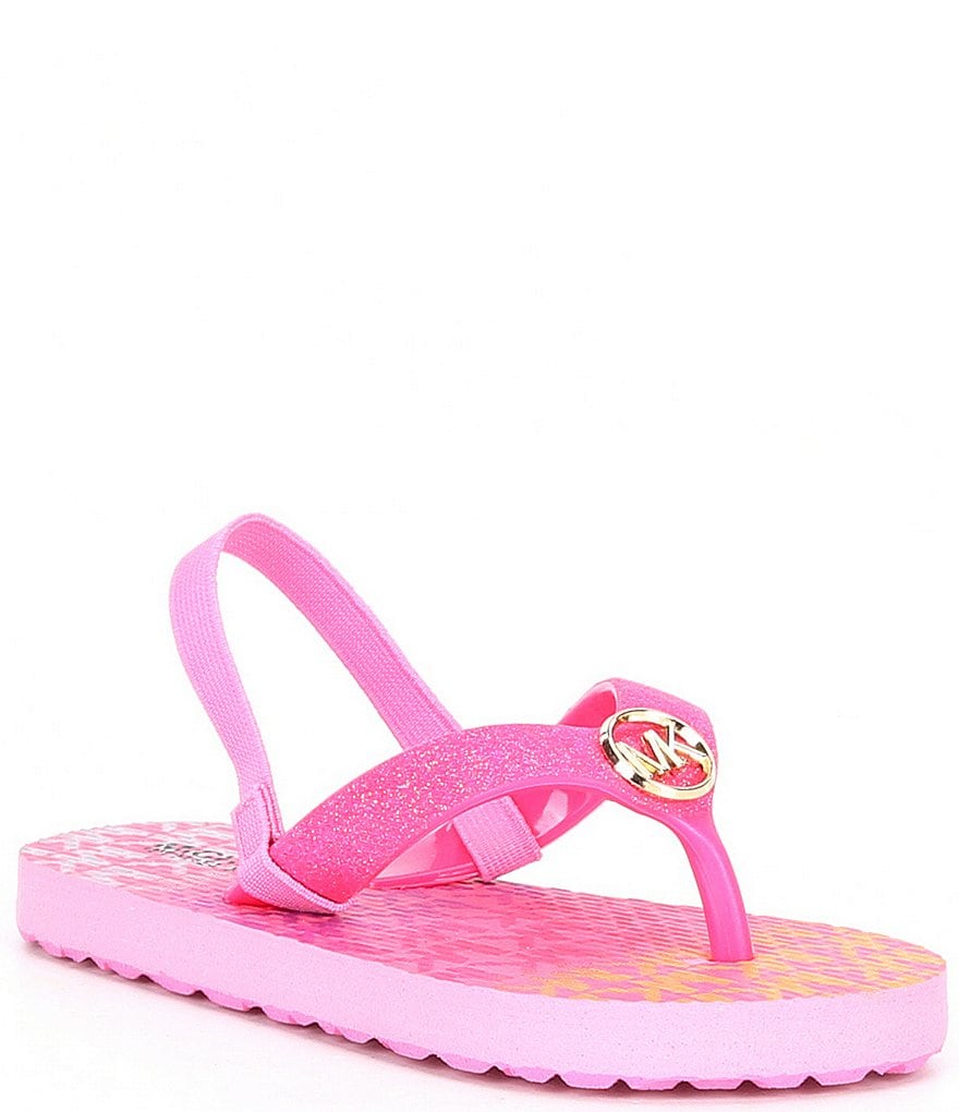 MICHAEL Michael Kors Girls' Endine Flip Flops (Infant)