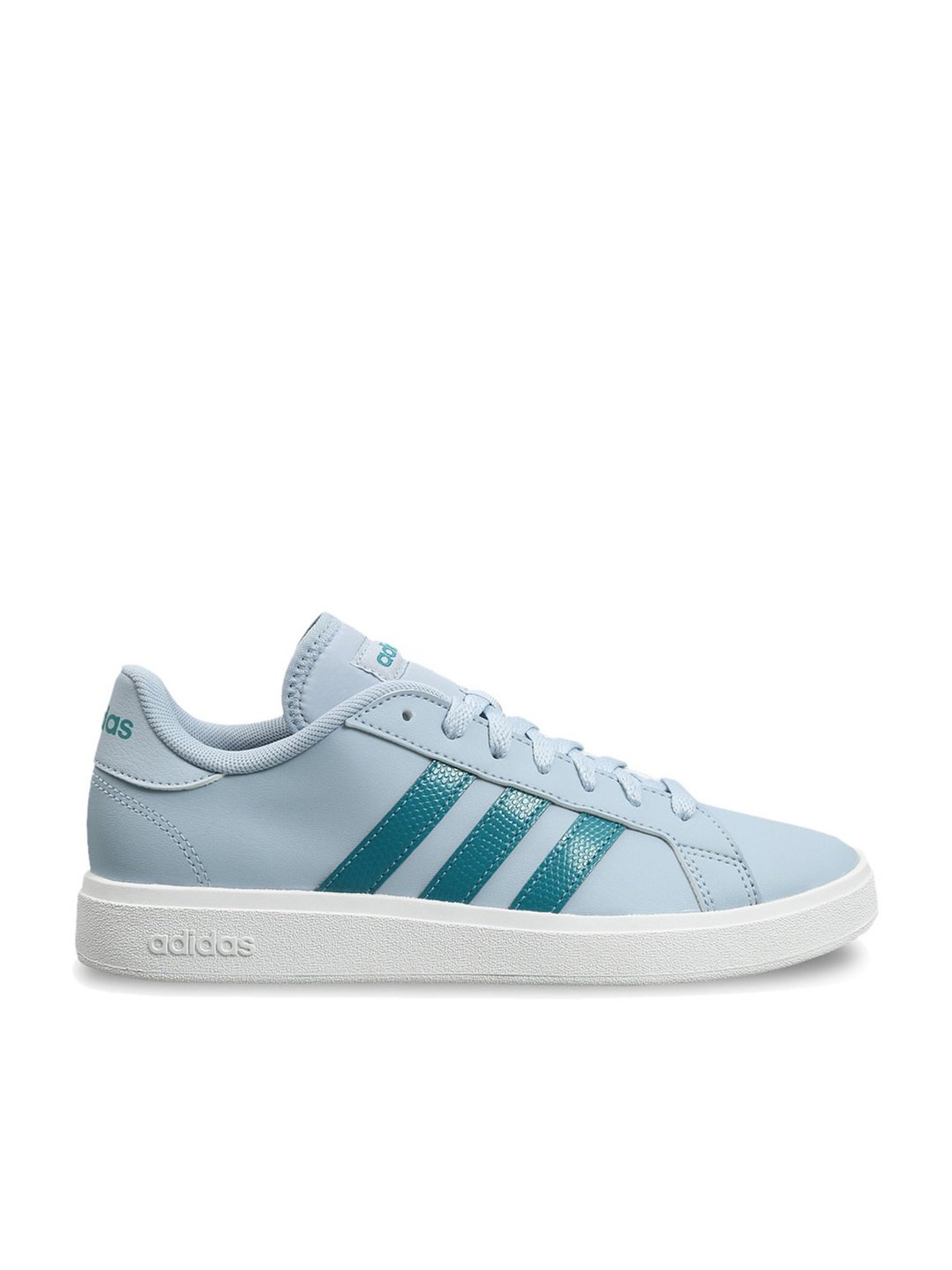 Adidas Women's GRAND COURT BASE 2.0 Blue Tennis Shoes