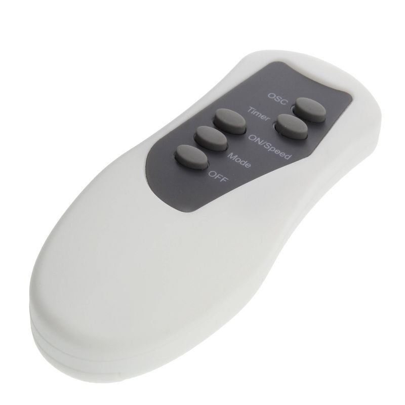 O2COOL Rechargeable Deluxe Necklace Fan with USB Cord Gray