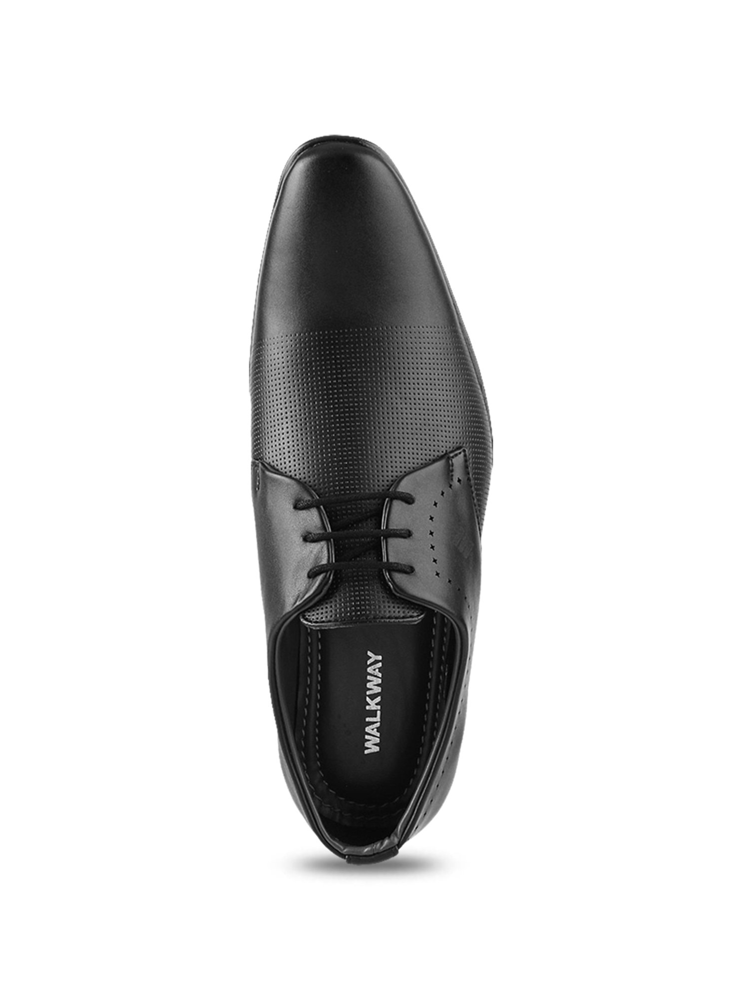 Walkway Men's Black Shoe Lace-up