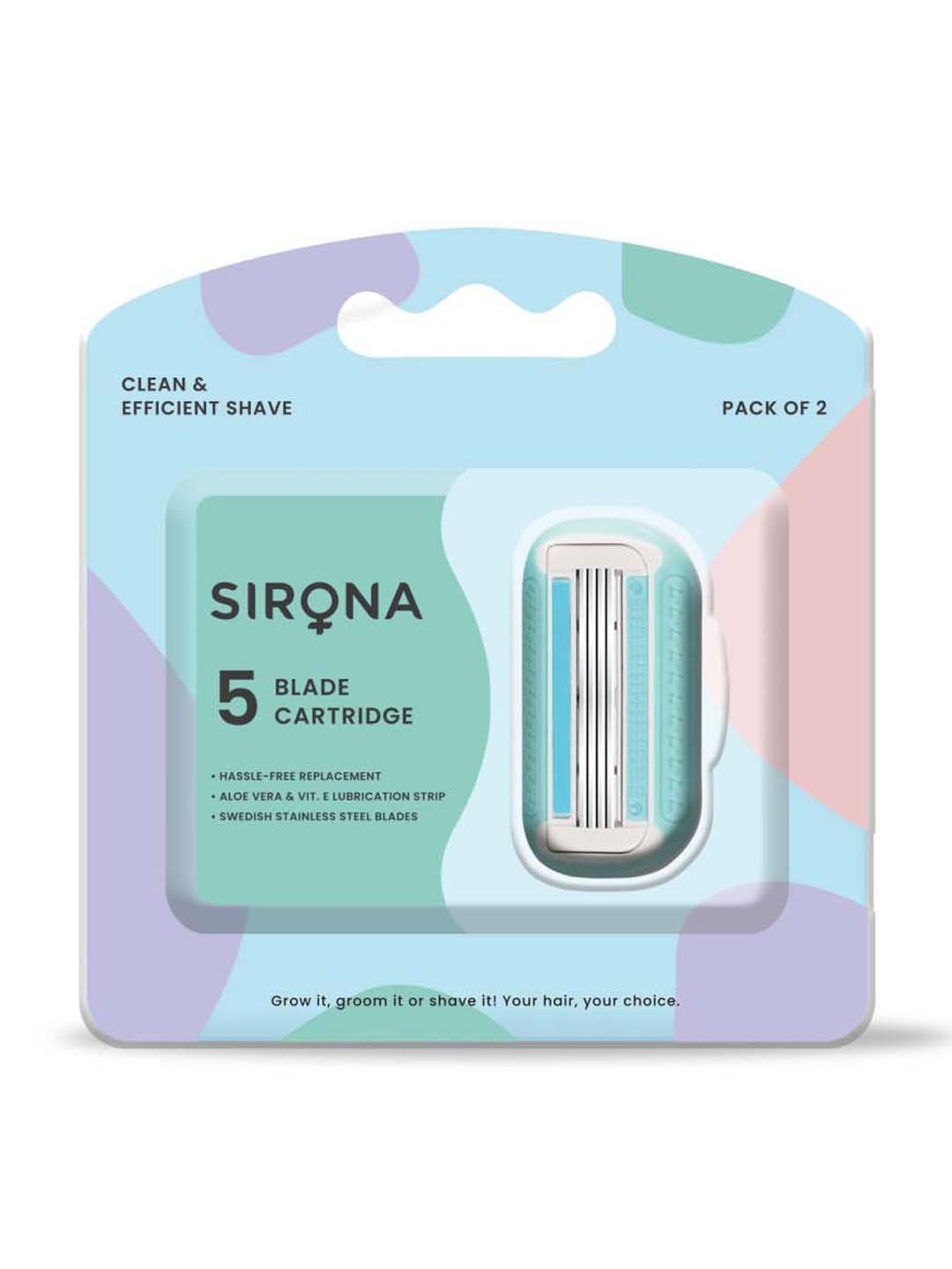 Sirona 5 Blades & 4 Blades Razor Cartridge - 2 Pcs