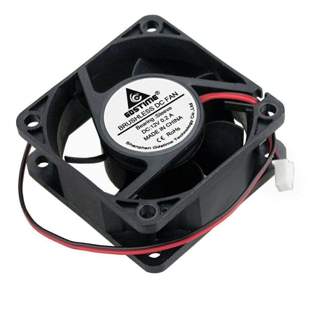 12v 80mm Cooling Fan Long Wire 80x80x10mm DC PC Computer Case Cooler 8010 2-Pin