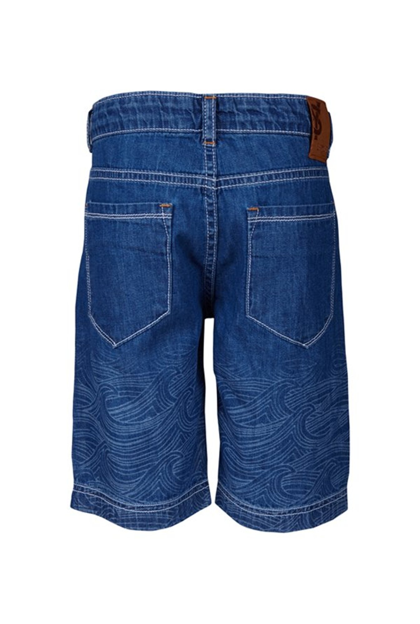 Superyoung Boys Dark Blue Printed Bermuda