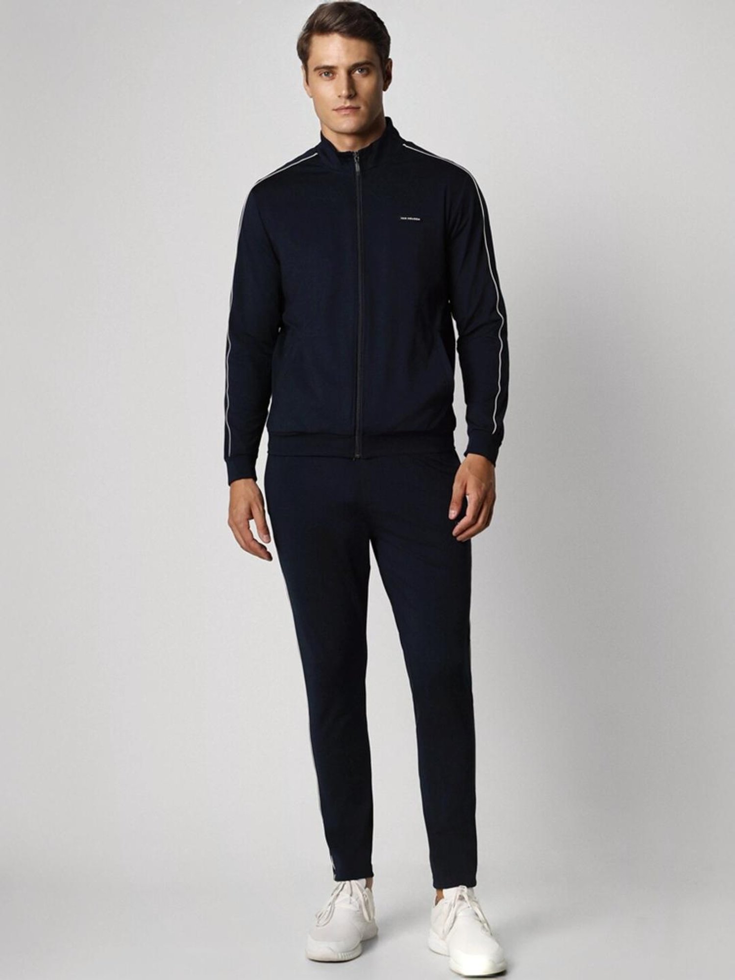 Vimal Jonney Light Mud Cotton Regular Fit Tracksuit