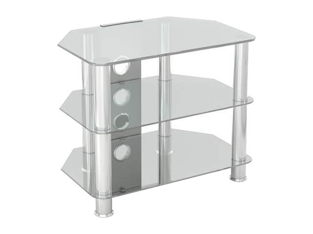 AVF SDC600CMCC-A up to 32" Classic - Corner Glass TV Stand with Cable Management