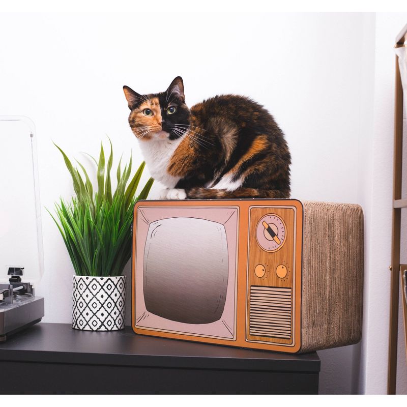 PETKIT Flying Fish Cat Scratcher - White/Blue