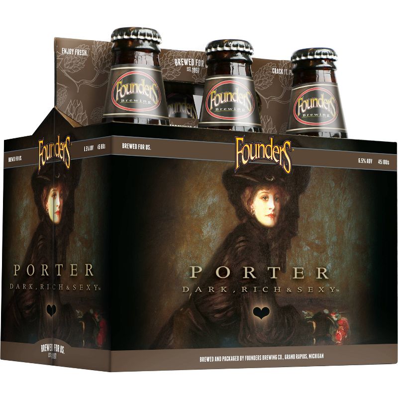 Founders Porter Beer - 6pk/12 fl oz Bottles