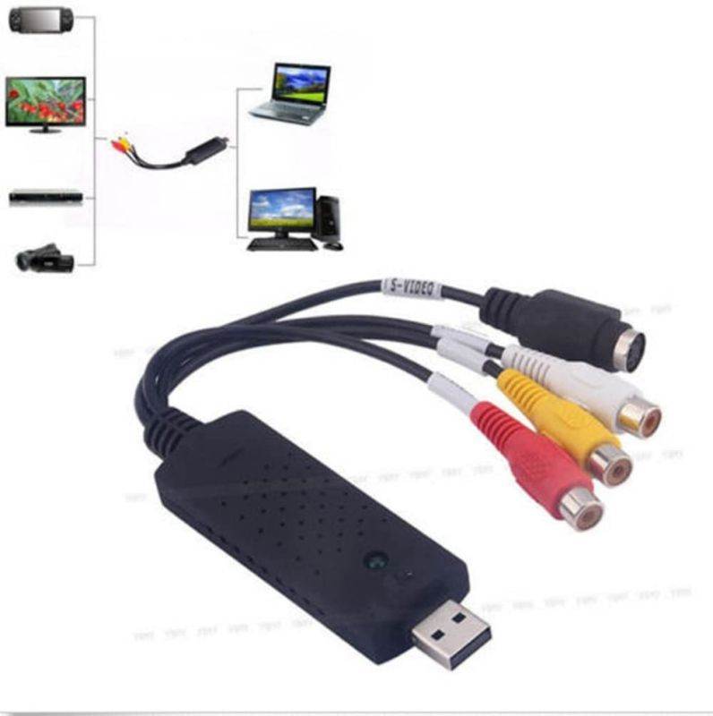 Yosoo USB 2.0 VHS to DVD RCA Converter Adapter Video Capture Card for Win XP 7