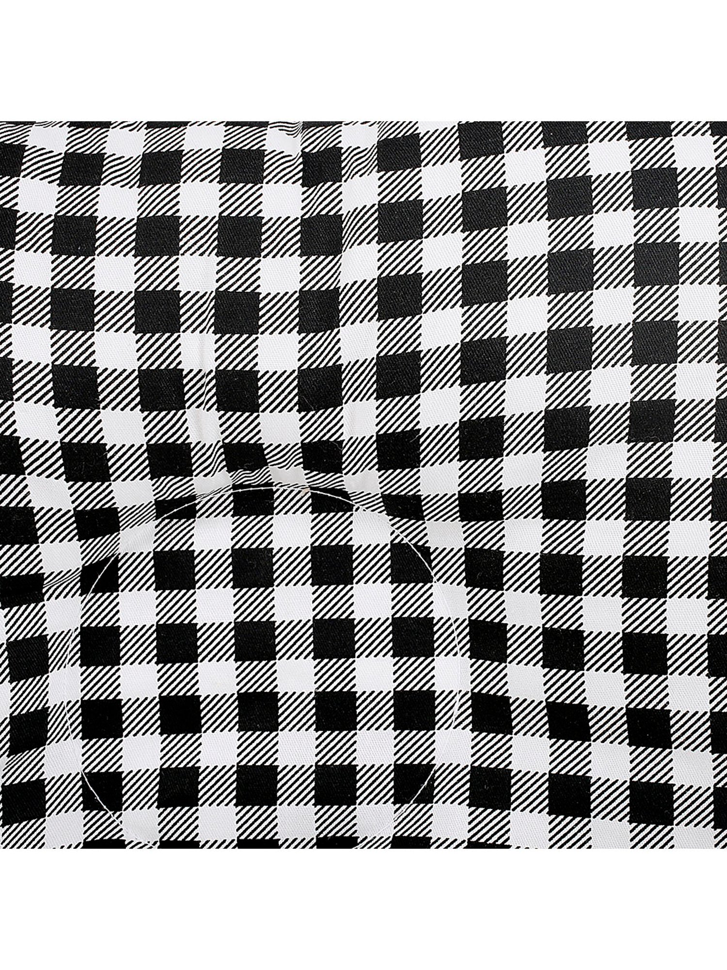 Baby Moo Polka and Plaid Black Dot Double Sided Pillow