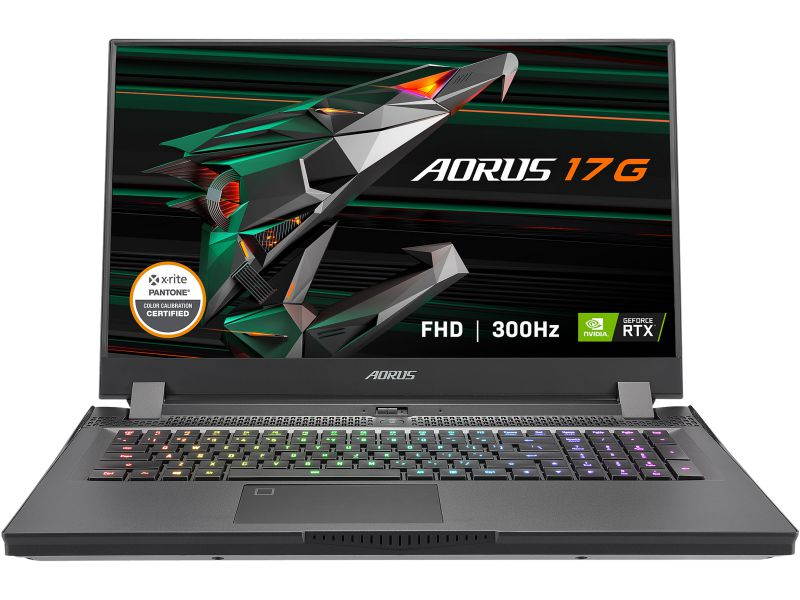 GIGABYTE AORUS 17G YC - 17.3" FHD IPS 300Hz - Intel Core i7-10870H - NVIDIA GeForce RTX 3080 Laptop GPU 8GB GDDR6 - 32GB Memory - 1TB SSD - Win10 Home - Gaming Laptop (AORUS 17G YC-8US6450SH)
