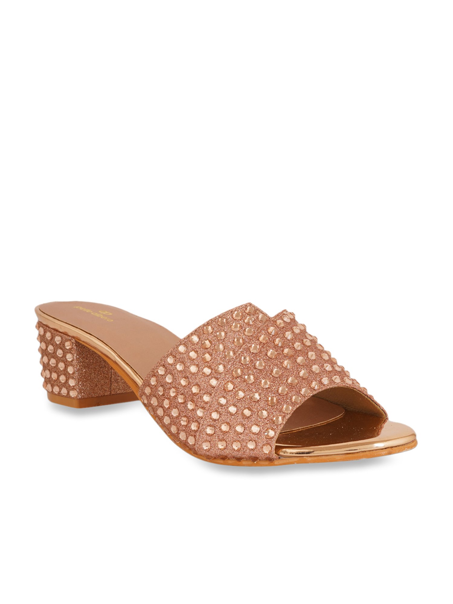 Pelle Albero Women's Peach Ethnic Sandals