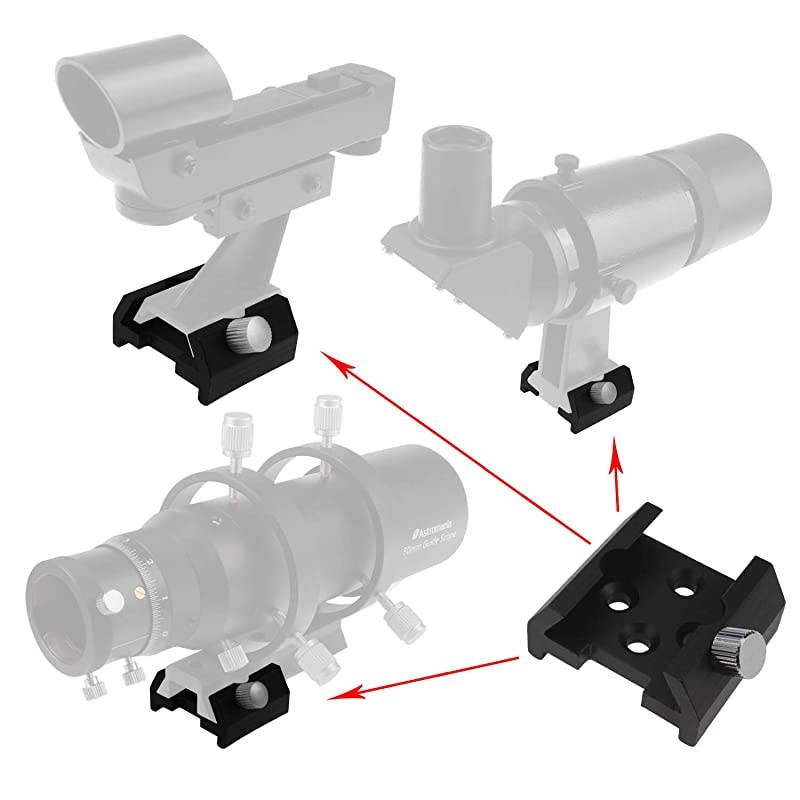 Dovetail Mounting Base With 4 Holes for M5 Screws