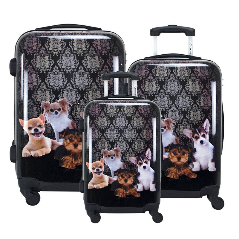 Chariot Travelware Doggies 3pc Luggage Set