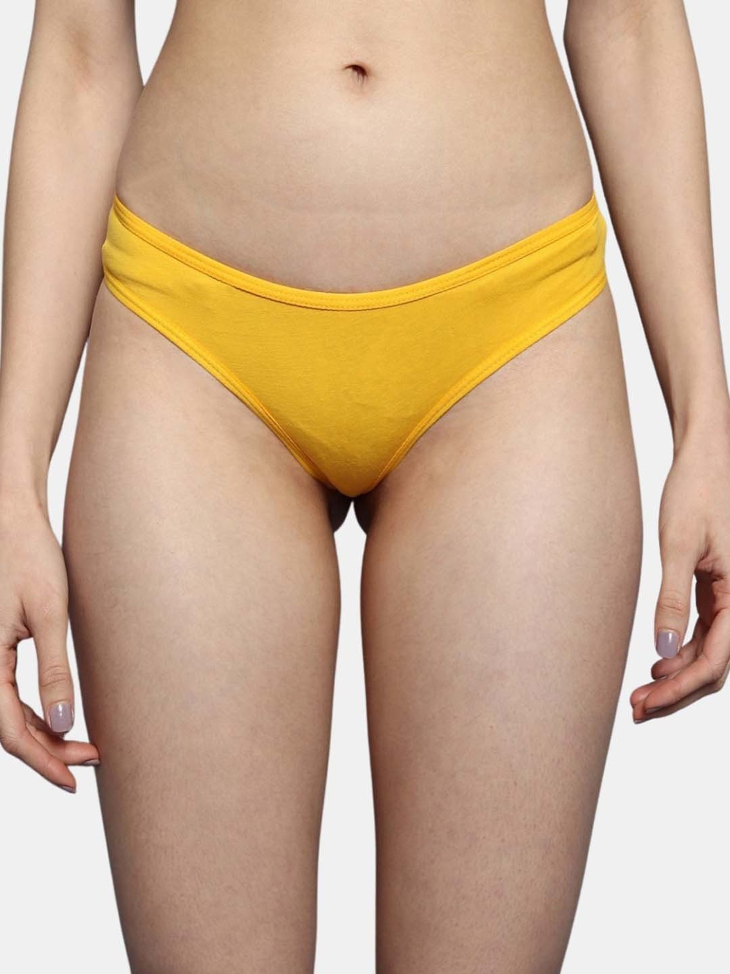 Bleeding Heart Mustard Plain Panty
