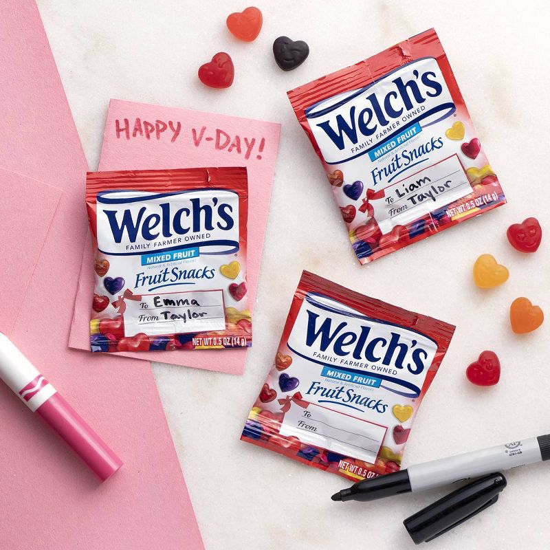 Welch's Valentine's Day Exchange Fruit Snacks - .5oz/28ct