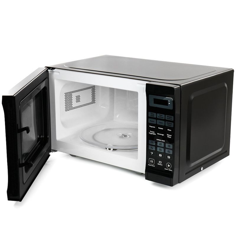 BLACK+DECKER 1.3 cu ft 1000 Watt Microwave Oven Black Stainless Steel