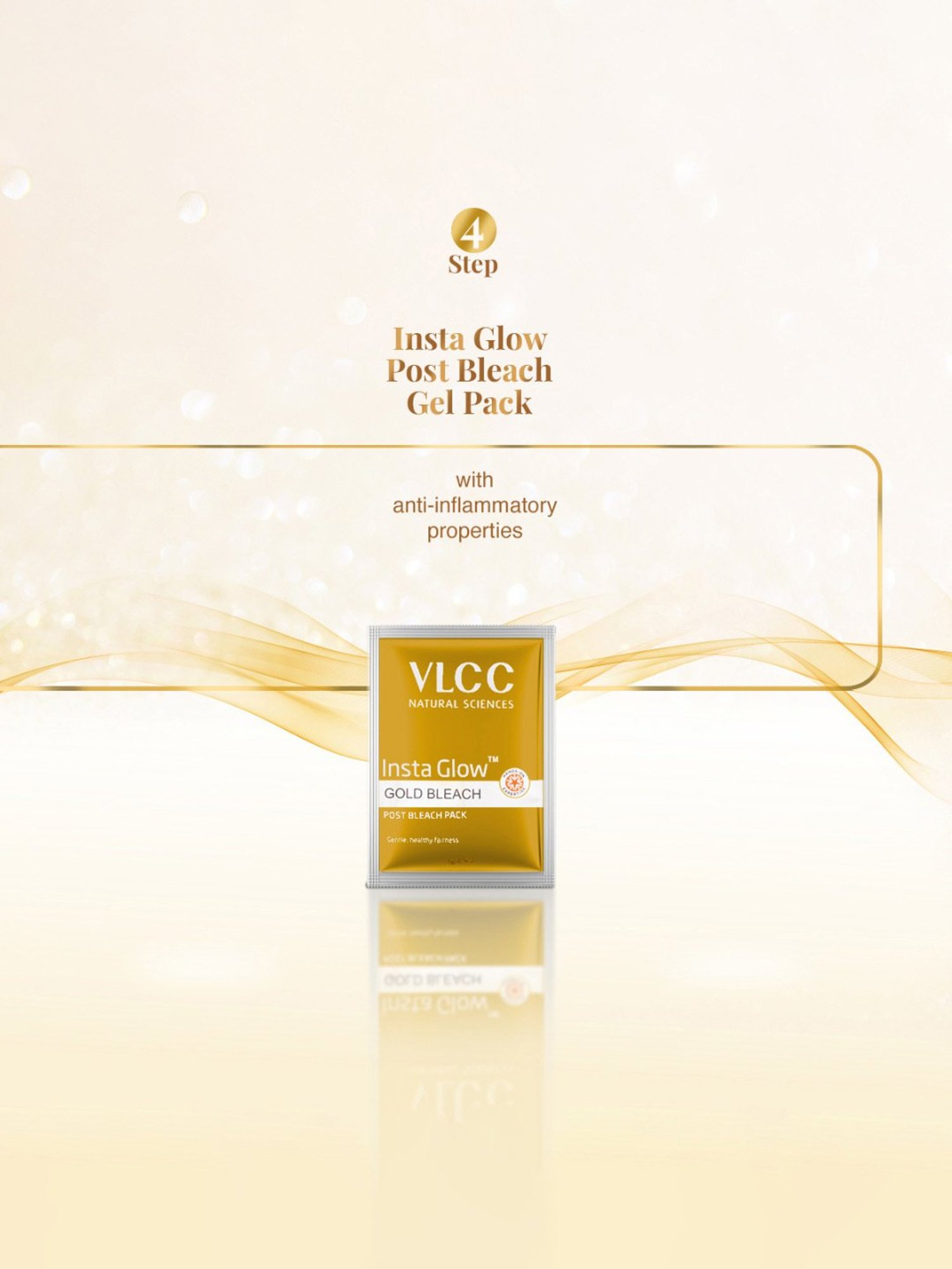 VLCC Insta Glow Gold Bleach - Pack of 2