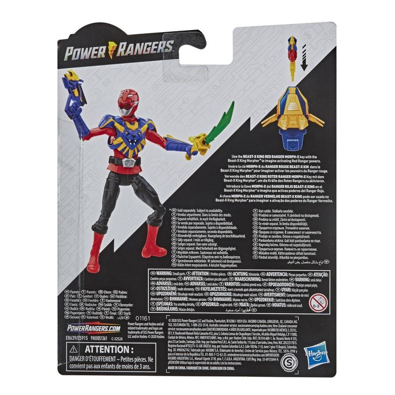 Power Rangers Beast Morphers Beast-X King Red Ranger