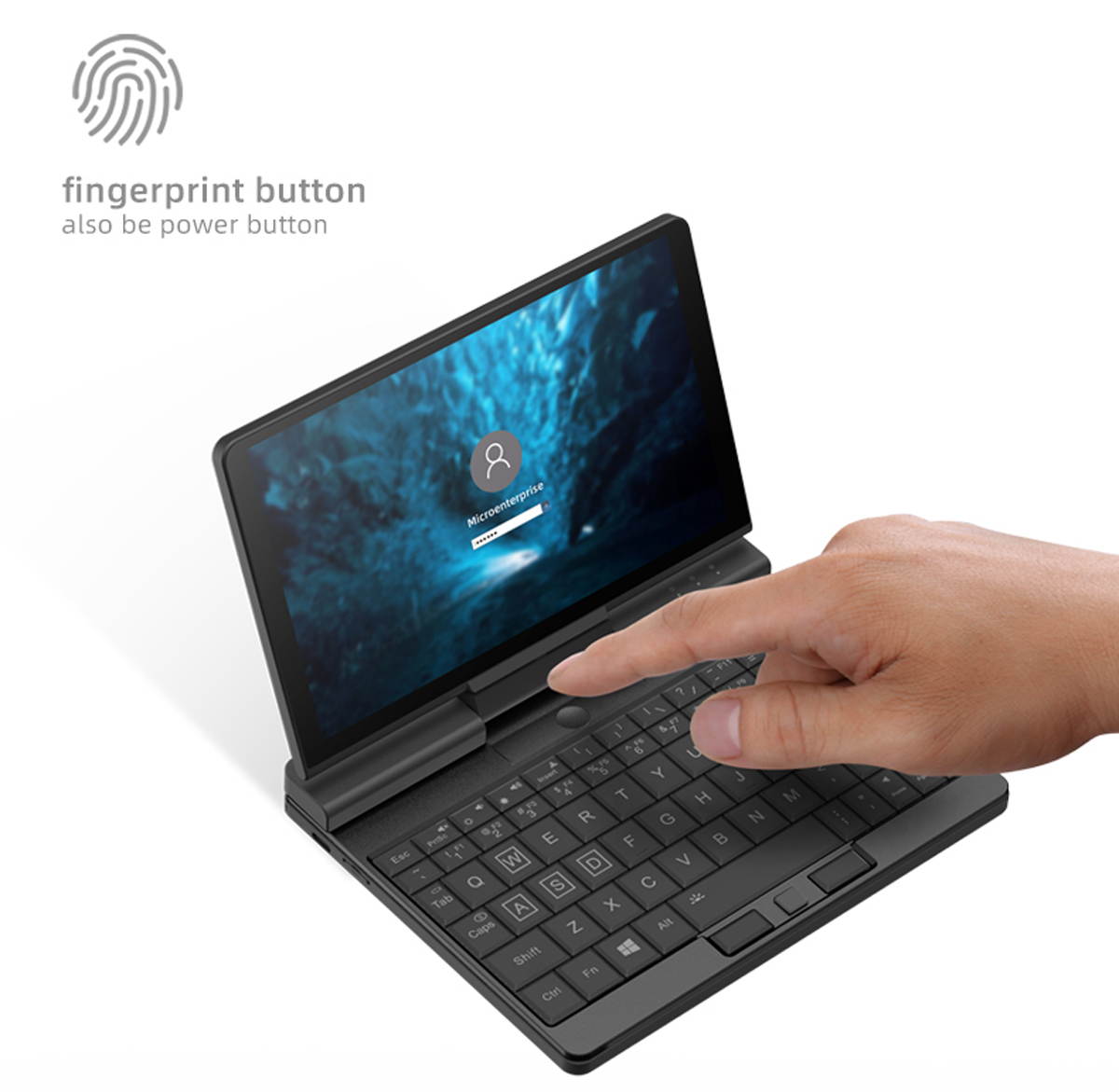 One-NetBook One Mix A1 7 inch Win 10 Pocket PC intel M3-8100Y 8GB Ram 256GB/512GB SSD 1920*1200 FHD Fingerprint Sensor