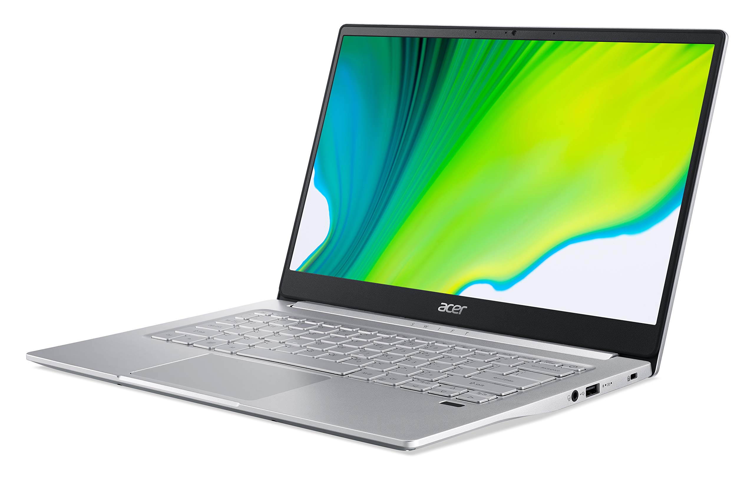 Acer Swift 3 Thin  and  Light Laptop, 14" Full HD IPS, AMD Ryzen 7 4700U Octa-Core Processor with Radeon Graphics, 8GB LPDDR4, 512GB NVMe SSD, WiFi 6, Backlit Keyboard, Finge (SF314-42-R9YN)