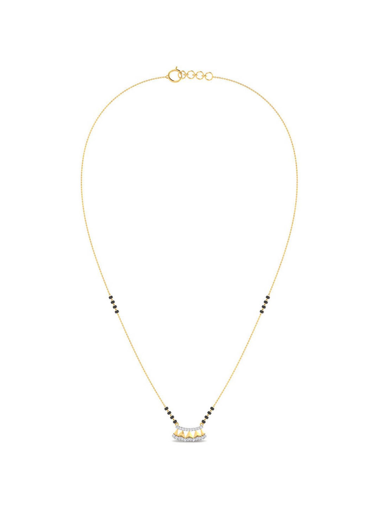 Waman Hari Pethe Jewellers 18k Gold & Diamond Mangalsutra for Women