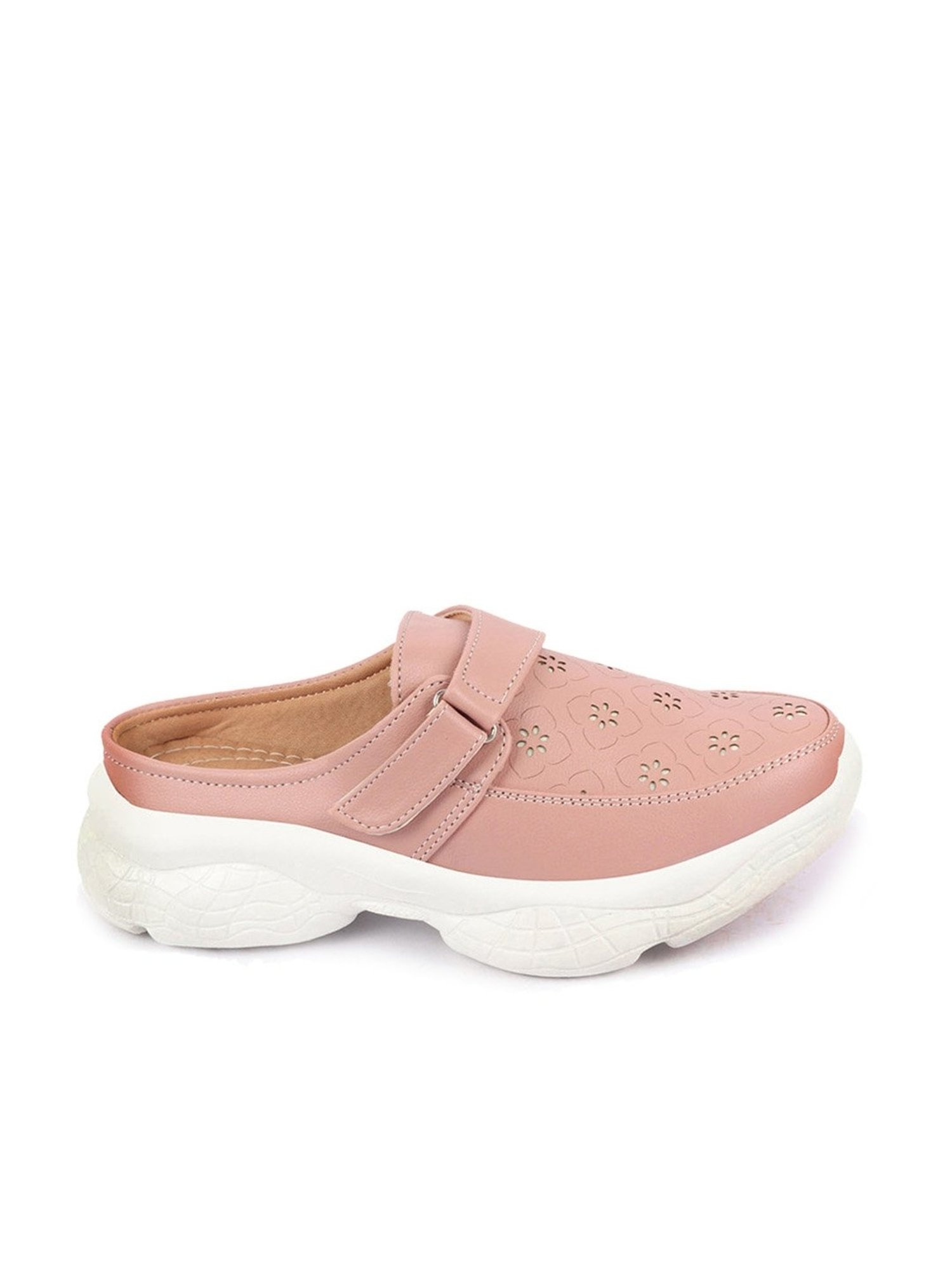 Fausto Women's Peach Mule Shoes
