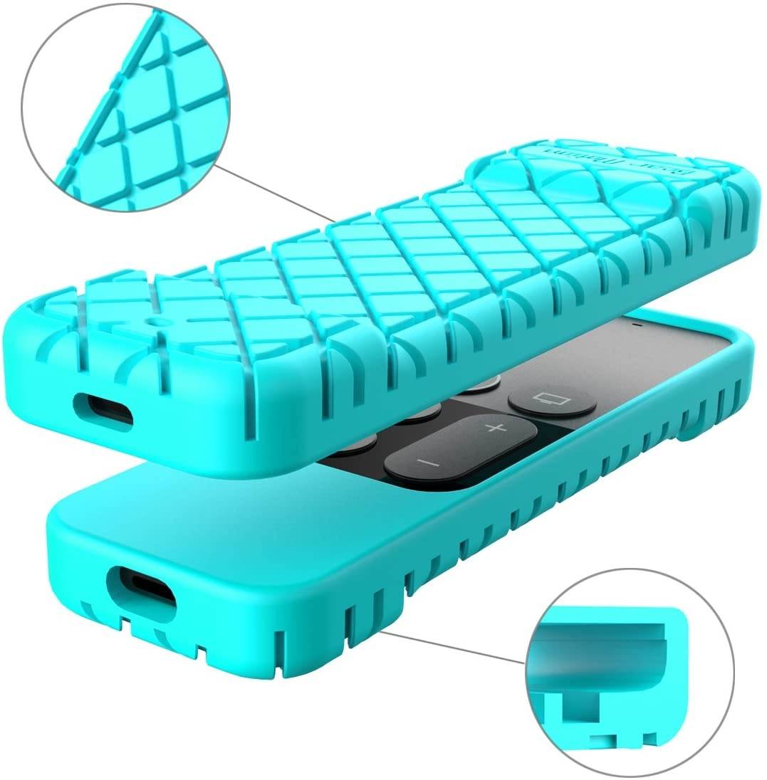 Bear Motion Case for Apple TV 4K / 5th 4th Gen Remote Controller - Silicone Shock Resistant Cover for Apple TV 4K Siri Remote Controller (Case for Apple TV 4K / 5th 4th Gen Remote, Green)