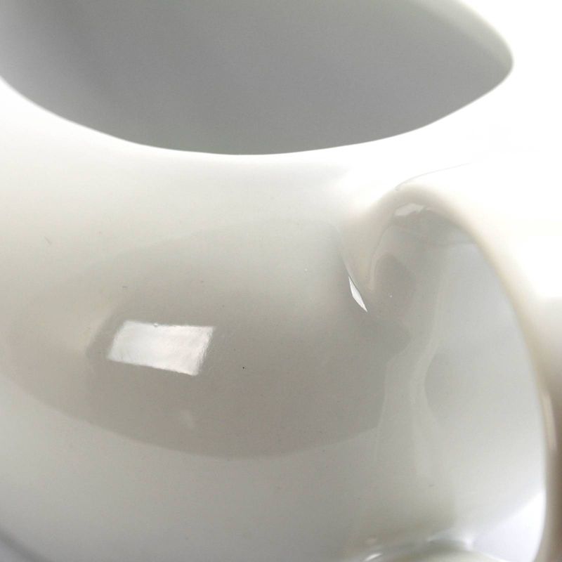 Gibson Elite 17oz Ceramic Gracious Gravy Boat with Handle