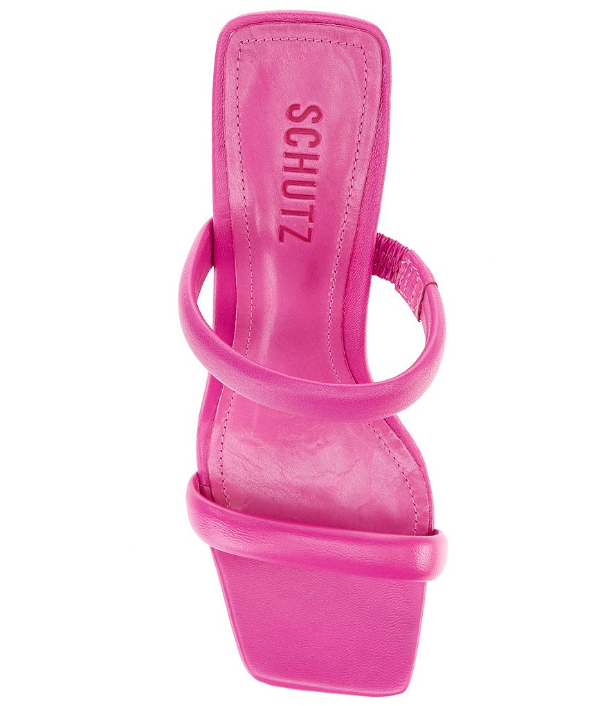 Schutz Ully Leather Slip-On Sandals