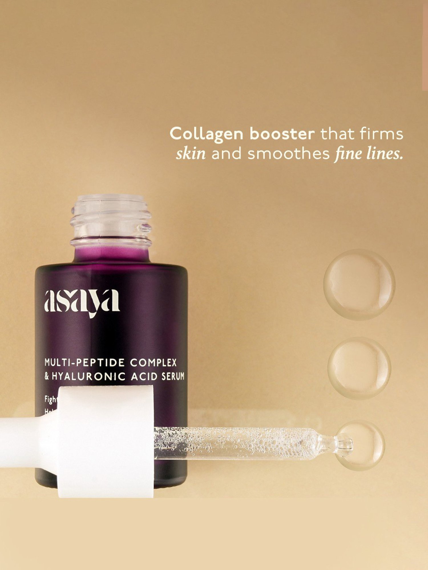 Asaya Multi Peptide Complex & Hyaluronic Acid Serum - 30 ml