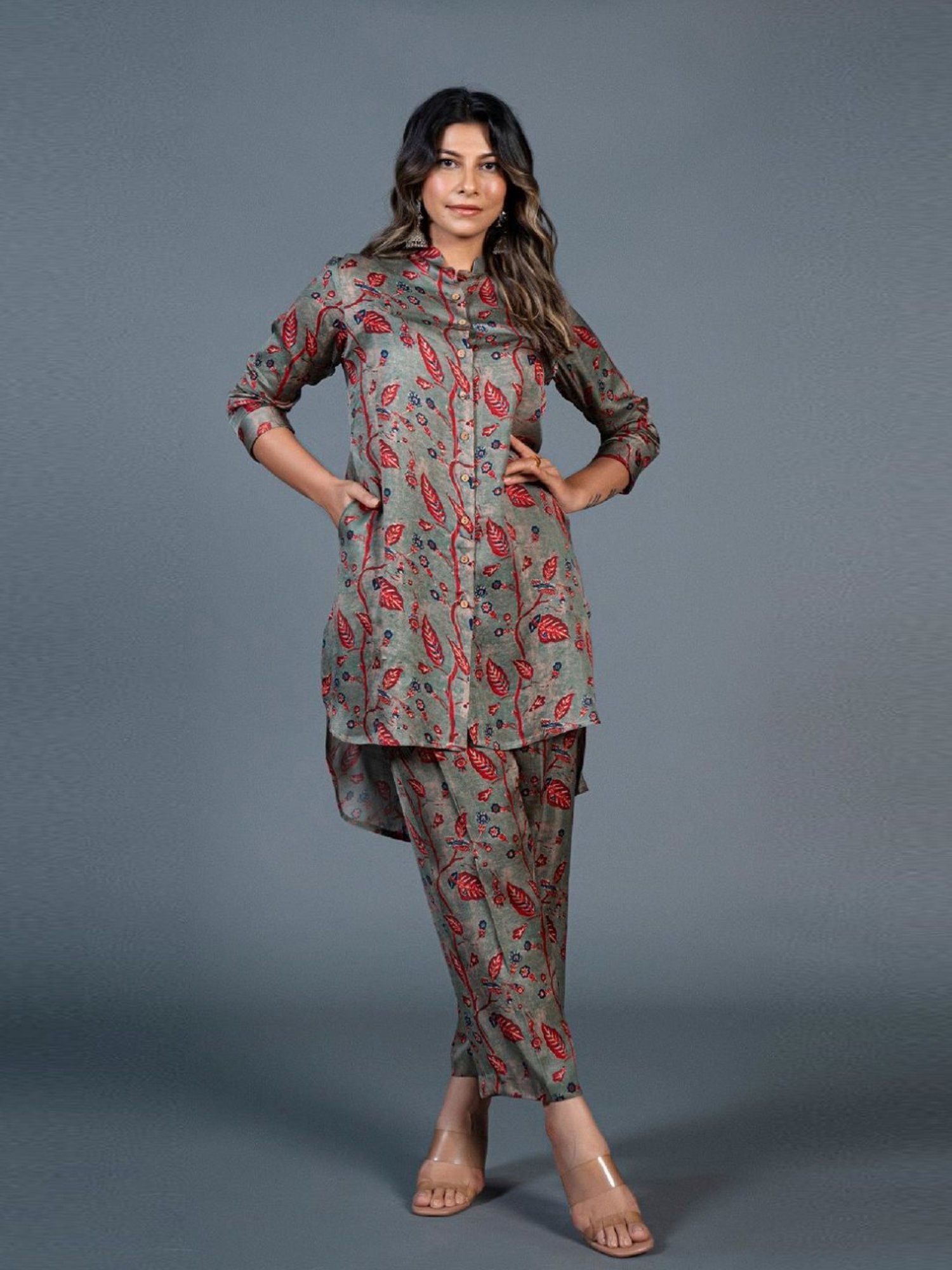 Eeshva India Grey Co-Ord Set