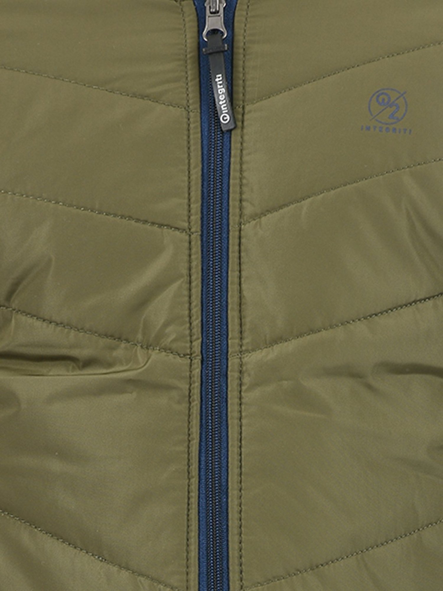 Integriti Olive & Navy Regular Fit Reversible Jacket