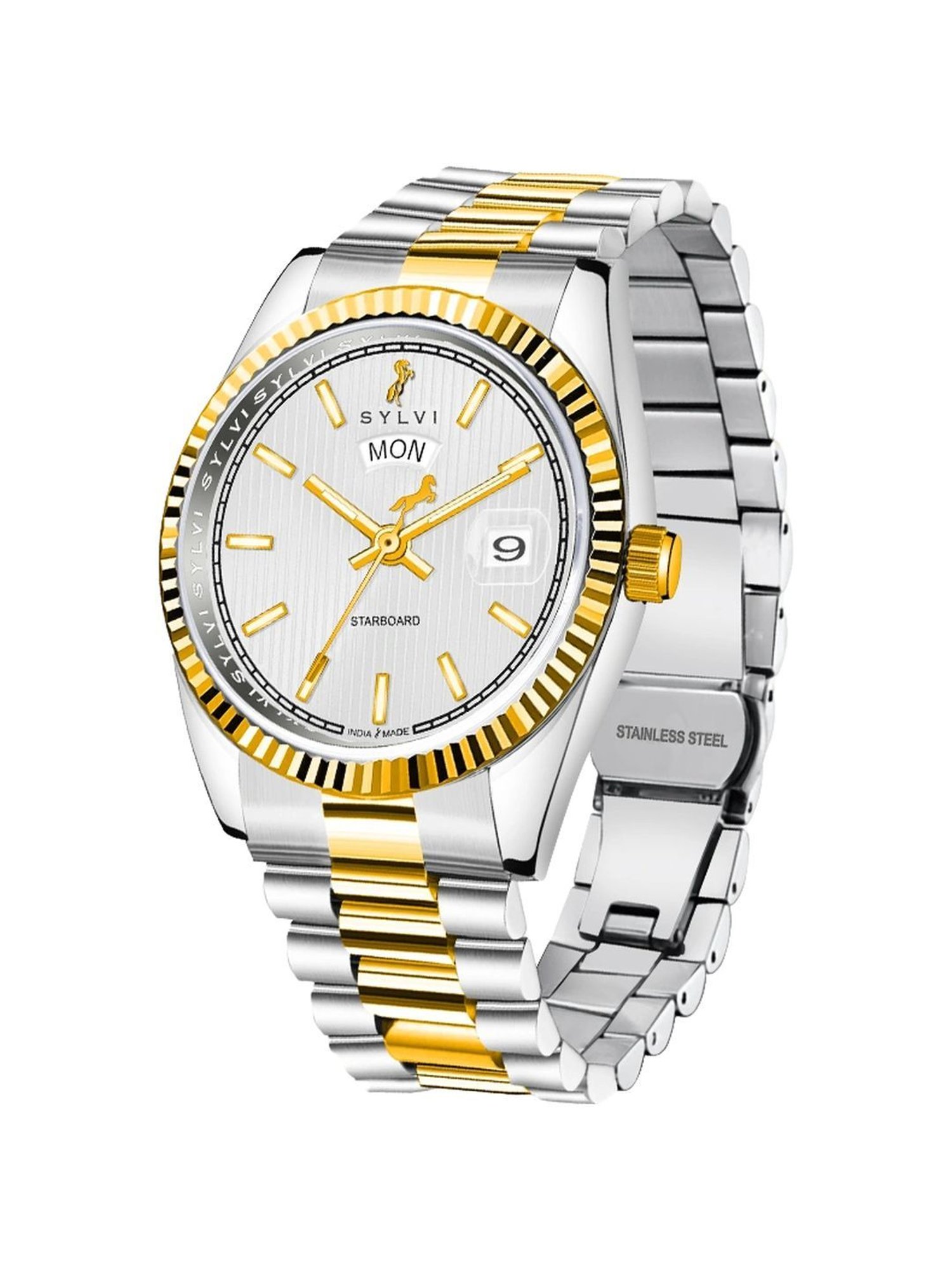 Sylvi Nitroneon 4 Starboard Analog Watch for Men