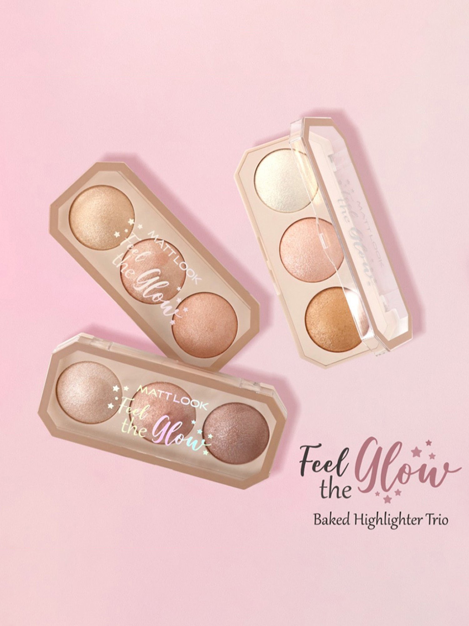 Matt Look Feel The Glow Baked Highlighter 01 Light House - 15 gm