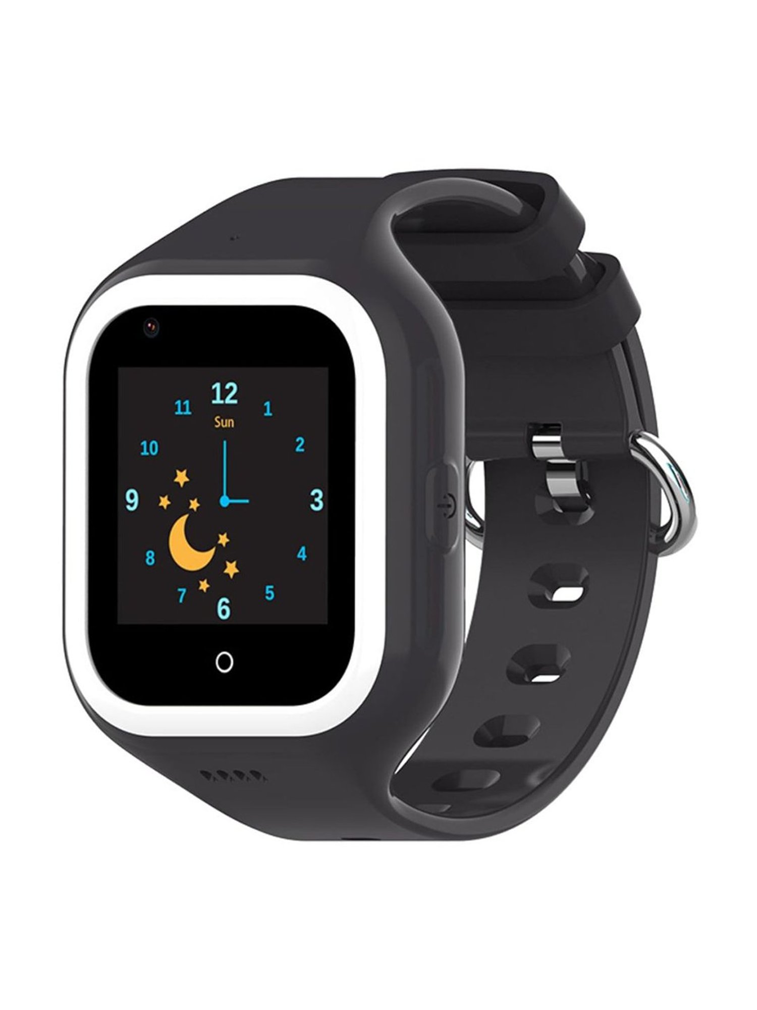 Turet Jellybean Kids Smartwatch with GPS Tracker, Voice & Video Call, SOS, HD Camera (Black)