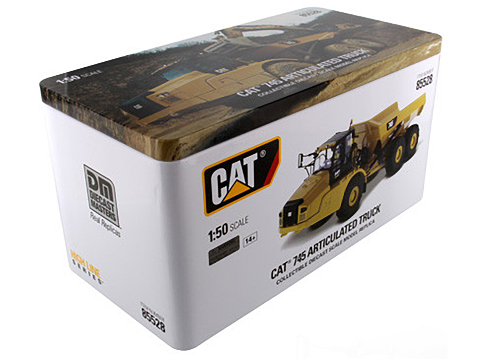 CAT Caterpillar 745 Articulated Dump Truck with Removable Operator "High Line" Series 1/50 Diecast Model by Diecast Masters