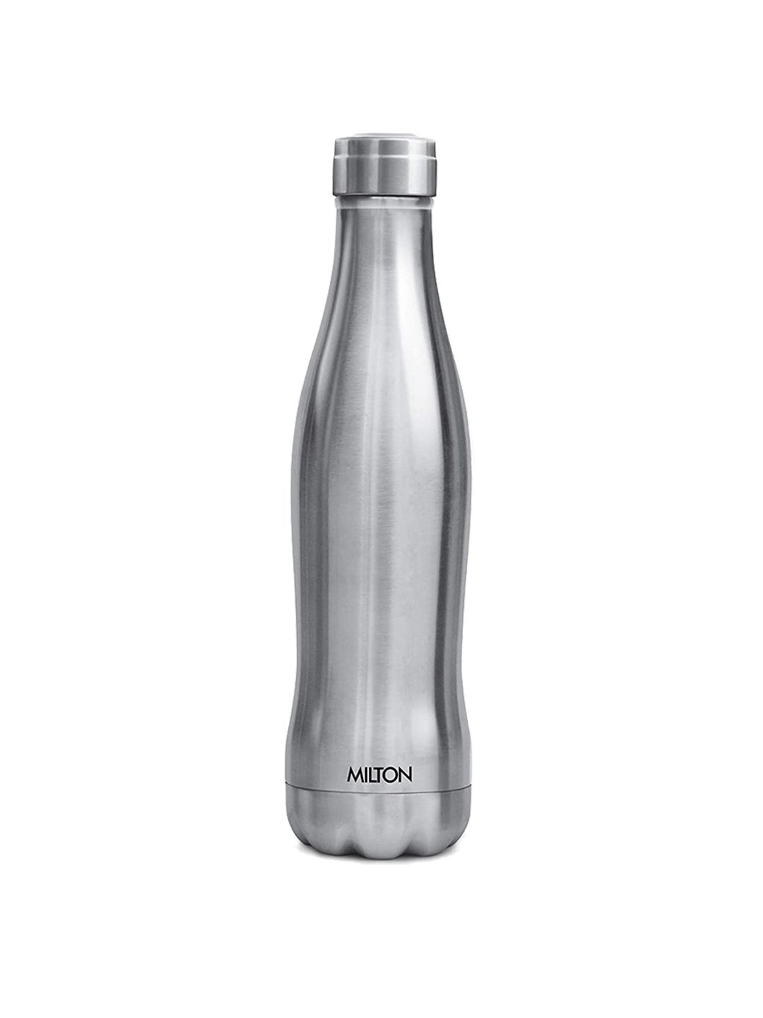 Milton Silver Thermosteel Hot & Cold Vacuum Insulated Water Bottle - 420 ml