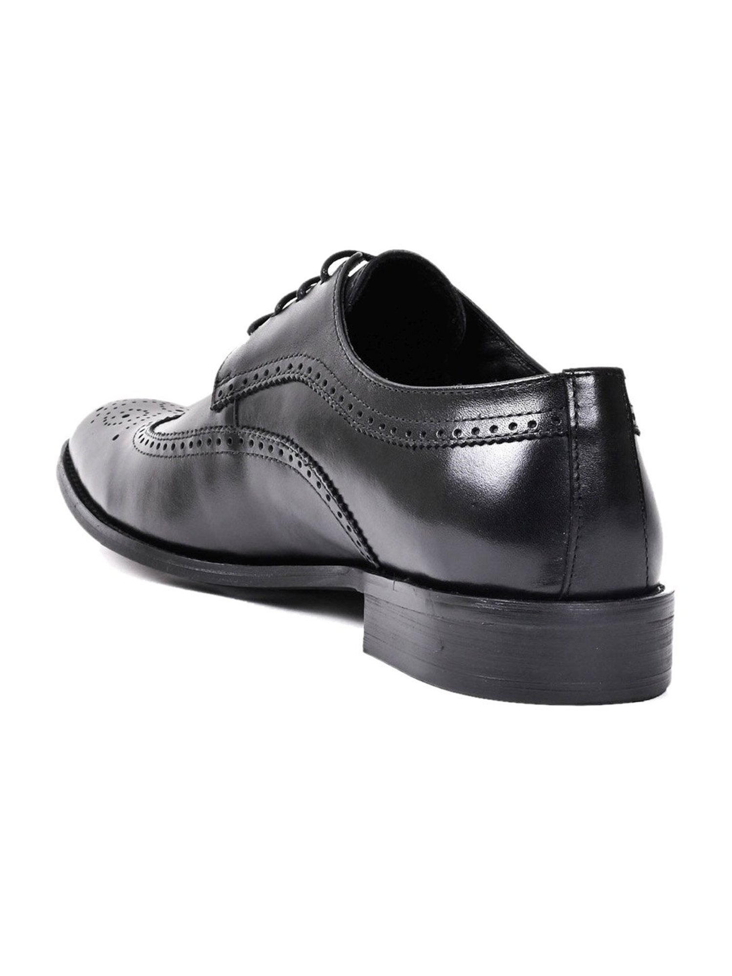 Cobblerz Men's Black Brogue Shoes