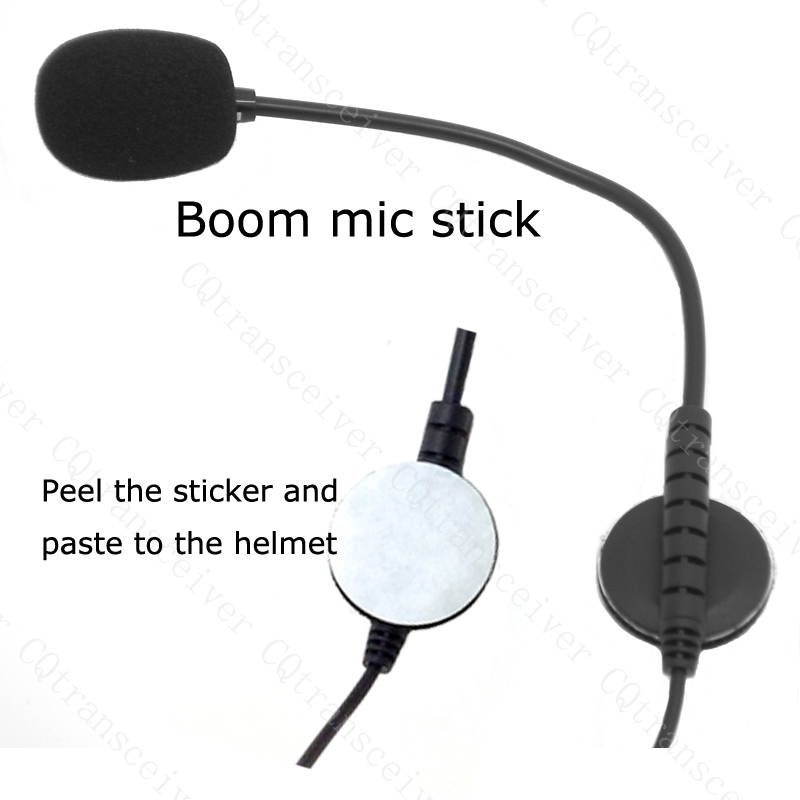 F1 Racing Helmet Heaset mic for Icom Portable radio IC-F14 IC-F24