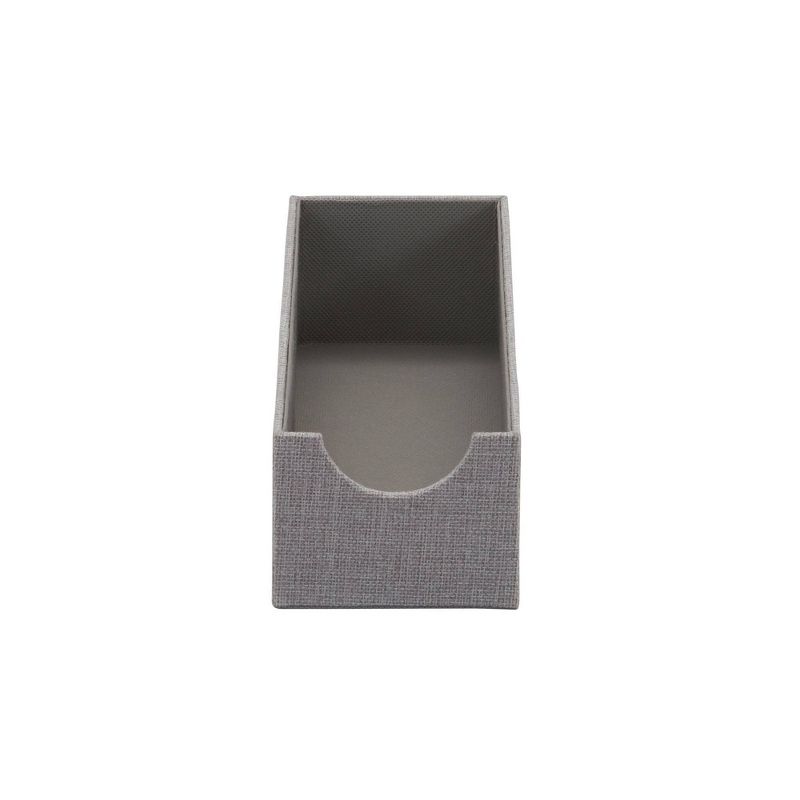 Household Essentials Narrow Hard-Sided Drawer Organizer Silver