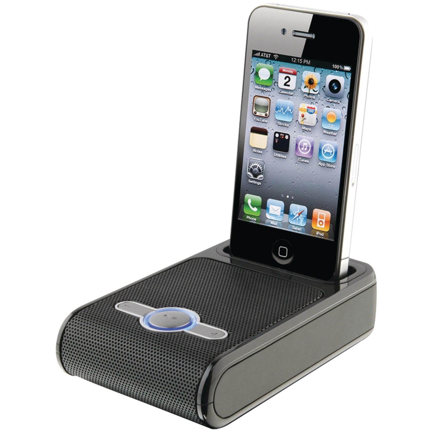 ilive isp091b portable speaker for iphone -  packaging - black