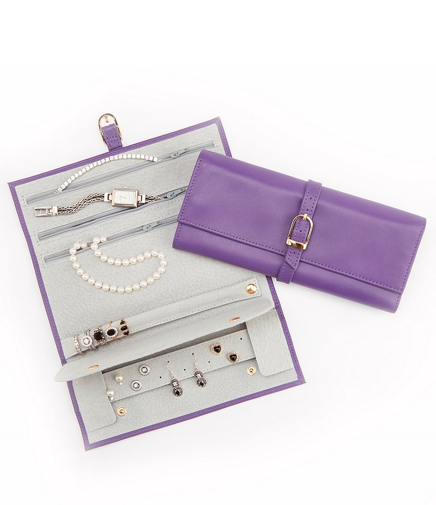 ROYCE New York Leather Travel Jewelry Roll